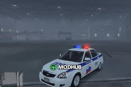 Lada Priora 2170 DPS (Russia Police) для GTA 5 — 2