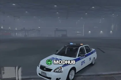 Lada Priora 2170 DPS (Russia Police) для GTA 5 — 3