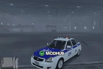 Lada Priora 2170 DPS (Russia Police) для GTA 5 — 4