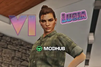 Пед Lucia From GTA VI для GTA 5