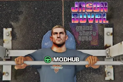 Персонаж Jason Duval з GTA VI для GTA 5