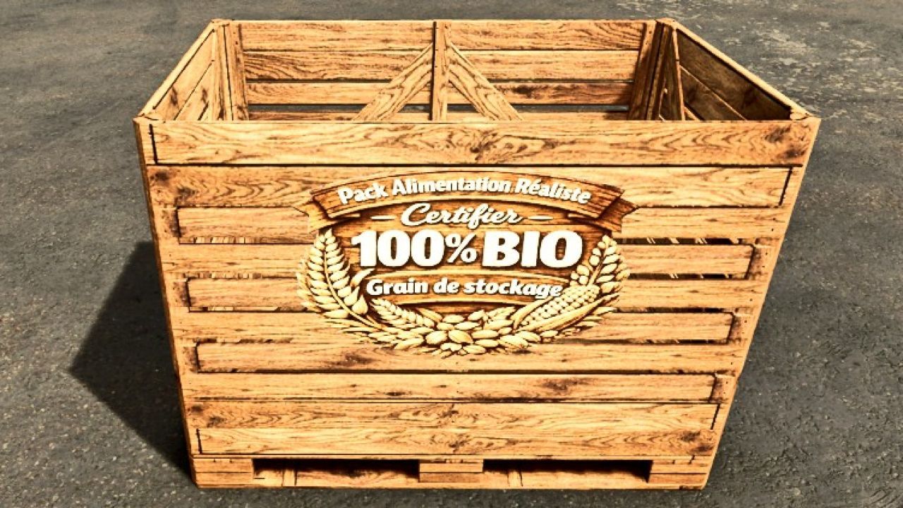 Realistisches Food Pack für FS25 – Futterpaletten für Jungtiere und praktische Lagerung