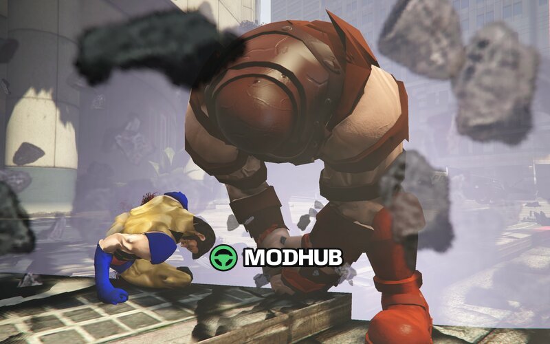 Мод JUGGERNAUT v2 для GTA 5: Addon Ped