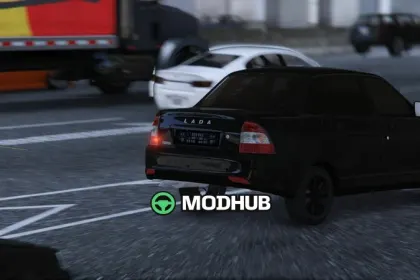 Lada Priora 2170 Kavkaz для GTA 5 — 2