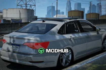 Jetta R-Line 2021 для GTA 5 — 4