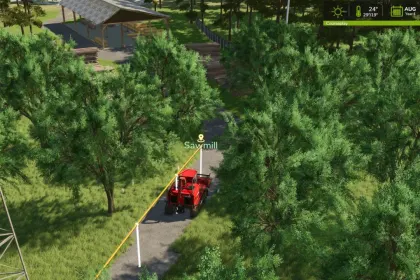 Effizienter AutoDrive Terre Haute Agriculture — Intelligente Routen für den Bauernhof in FS25 — 2