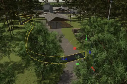 Effizienter AutoDrive Terre Haute Agriculture — Intelligente Routen für den Bauernhof in FS25 — 3