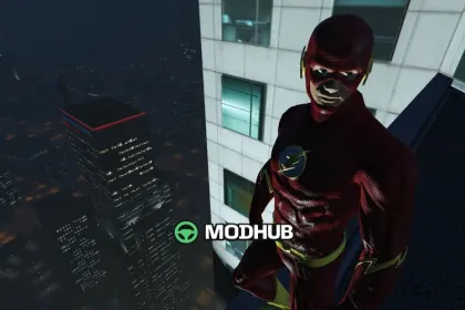 Персонаж FLASH 5v DELUXE для GTA 5 (Addon Ped) — 2