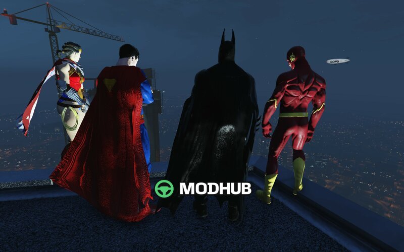 Персонаж FLASH 5v DELUXE для GTA 5 (Addon Ped)