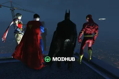 Персонаж FLASH 5v DELUXE для GTA 5 (Addon Ped) — 4