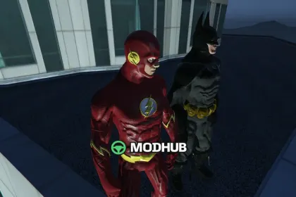 Персонаж FLASH 5v DELUXE для GTA 5 (Addon Ped) — 6