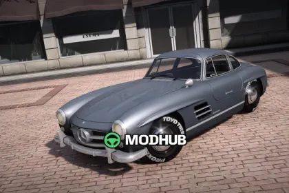 Mercedes-Benz SL300 Gullwing 1965 для GTA 5 — 3
