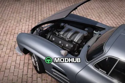 Mercedes-Benz SL300 Gullwing 1965 для GTA 5 — 4