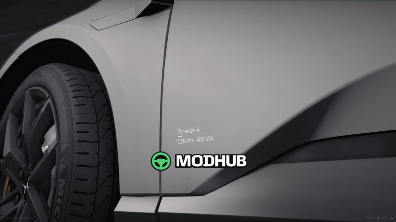Polestar 4 2025 [Addon] для GTA 5