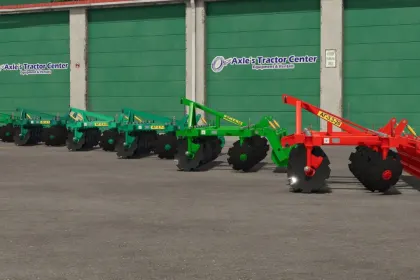 Efficient Bilotserkivmaz Disc Harrows AG — Precision Soil Processing in FS25