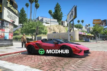 Lamborghini Autentica для GTA 5 — 2