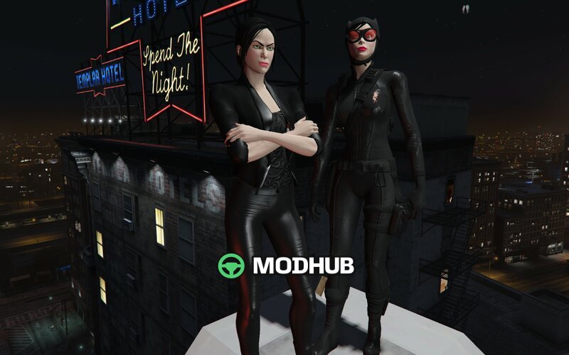 Скін-паки CATWOMAN 2 pack для GTA 5