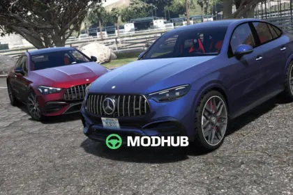 2024 Mercedes-Benz GLC 63S Coupe AMG [Add-On] для GTA 5 — 3
