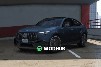 2024 Mercedes-Benz GLC 63S Coupe AMG [Add-On] для GTA 5 — 4