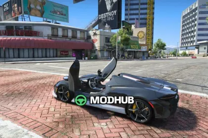 Автомобіль McLaren Elva для GTA 5 — 3