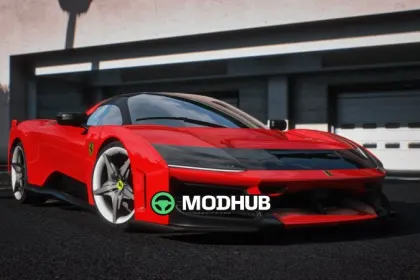 Ferrari F80 з анімованим спойлером для GTA 5
