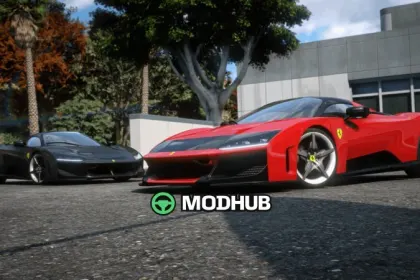 Ferrari F80 з анімованим спойлером для GTA 5 — 4