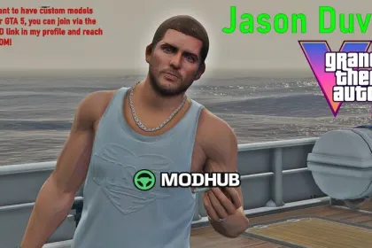 Модель педа Jason Duval From GTA VI для GTA 5