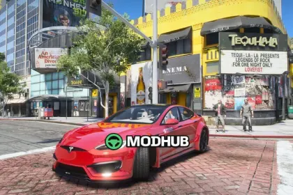 Tesla Model S Prior Design для GTA 5