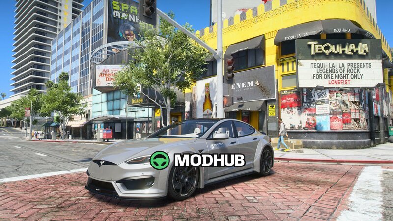 Tesla Model S Prior Design для GTA 5