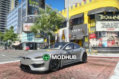 Tesla Model S Prior Design для GTA 5 — 3