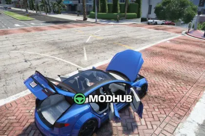 Tesla Model S Prior Design для GTA 5 — 4