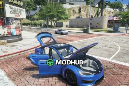 Tesla Model S Prior Design для GTA 5 — 5