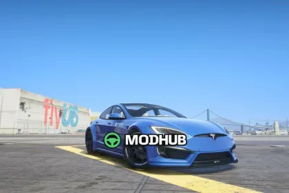 Tesla Model S Prior Design для GTA 5 — 6