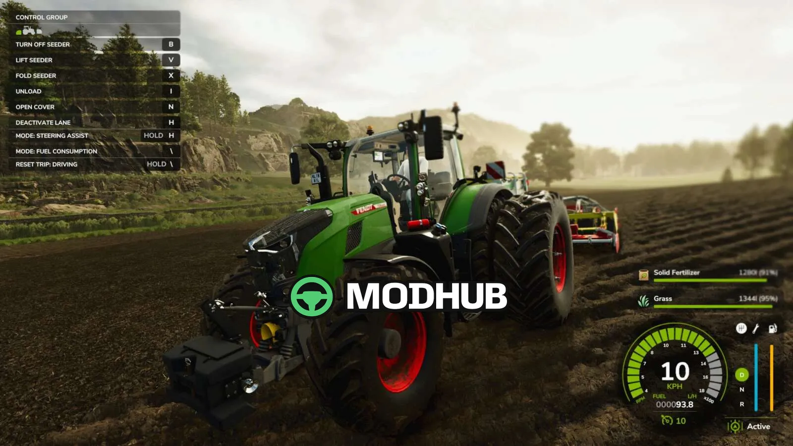 Мод на Інтерфейс/Бортовий комп’ютер Trip Computer v1.0.0.0 для Фермер Симулятор 25