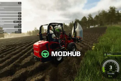 Мод на Інтерфейс/Бортовий комп’ютер Trip Computer v1.0.0.0 для Фермер Симулятор 25 — 2