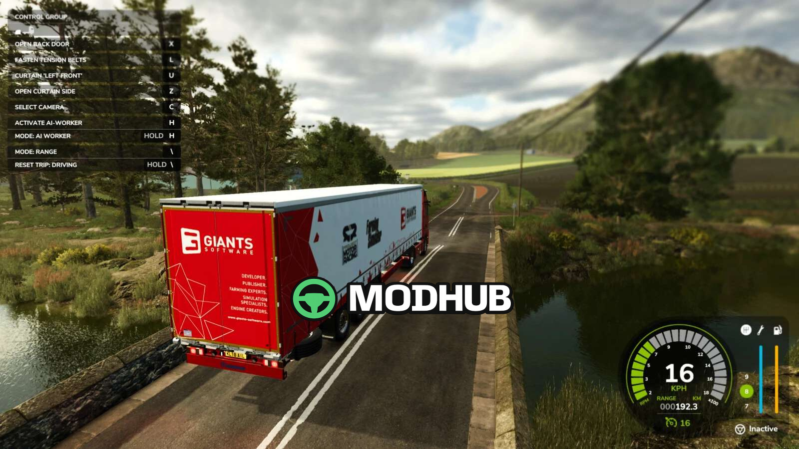 Мод на Інтерфейс/Бортовий комп’ютер Trip Computer v1.0.0.0 для Фермер Симулятор 25