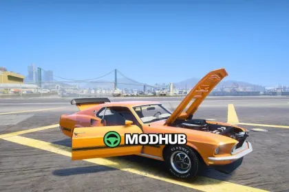 Ford Mustang Mach 1 428 Cobra Jet для GTA 5 — 3