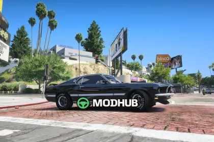 Ford Mustang Mach 1 428 Cobra Jet для GTA 5 — 4