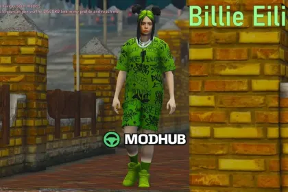 Billie Eilish [Add-On Ped] для GTA 5
