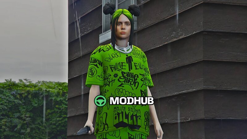 Billie Eilish [Add-On Ped] для GTA 5