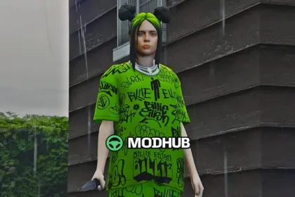 Billie Eilish [Add-On Ped] для GTA 5 — 3