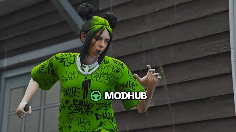 Billie Eilish [Add-On Ped] для GTA 5