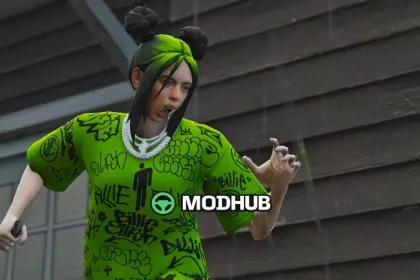 Billie Eilish [Add-On Ped] для GTA 5 — 5