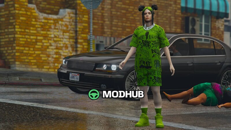 Billie Eilish [Add-On Ped] для GTA 5