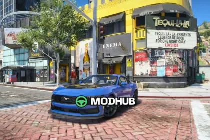 Легковий автомобіль Ford Mustang Dark Horse для GTA 5