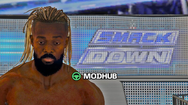 Шкіра Kofi Kingston (Add-On Ped) для GTA 5