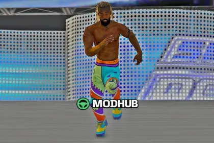 Шкіра Kofi Kingston (Add-On Ped) для GTA 5 — 3