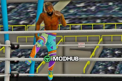 Шкіра Kofi Kingston (Add-On Ped) для GTA 5 — 4