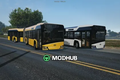 Тролейбус Solaris Urbino 18 IV для GTA 5
