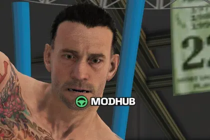 Пед Cm Punk | WWE 2K25 для GTA 5 — 2